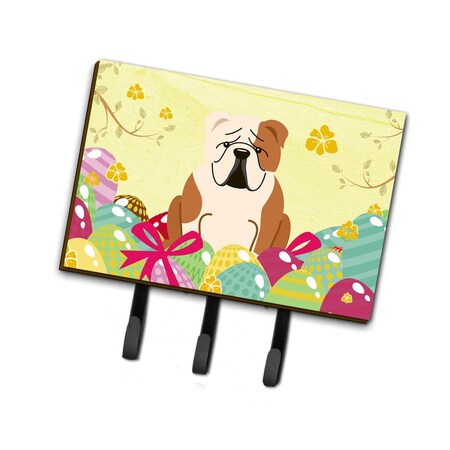 Carolines Treasures Easter Eggs English Bulldog Fawn White Leash or Key Holder BB6125TH68